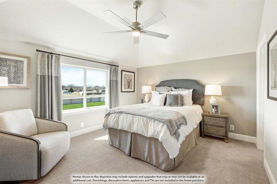 Furnished interior view inside a new home in Wildflower Ranch, Fort Worth (Image 30).