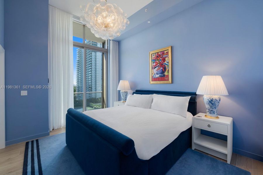 Furnished interior view inside a new home in , Miami (Image 38).