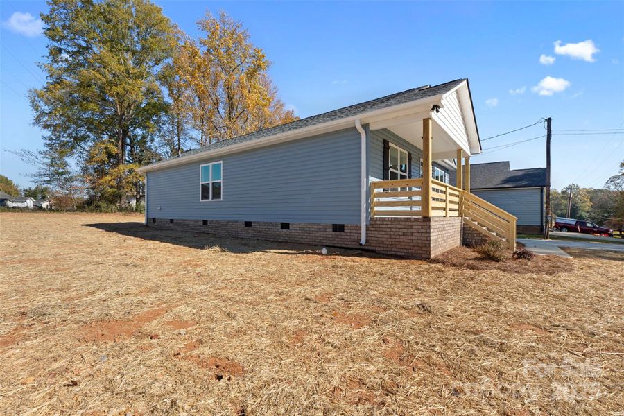 Exterior details and patio area of a home in , China Grove (Image 16).