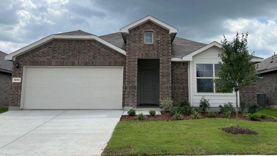 Front Elevation-D.R. Horton's Kingston floor plan Elevation C-All Home and community information, including pricing, included features, terms, availability and amenities, are subject to change at any time without notice or obligation. All Drawings, pictures, photographs, video, square footages, floor plans, elevations, features, colors and sizes are approximate for illustration purposes only and will vary from the homes as built. Front Elevation-D.R. Horton's Kingston floor plan Elevation C-All Home and community information, including pricing, included features, terms, availability and amenities, are subject to change at any time without notice or obligation. All Drawings, pictures, photographs, video, square footages, floor plans, elevations, features, colors and sizes are approximate for illustration purposes only and will vary from the homes as built.