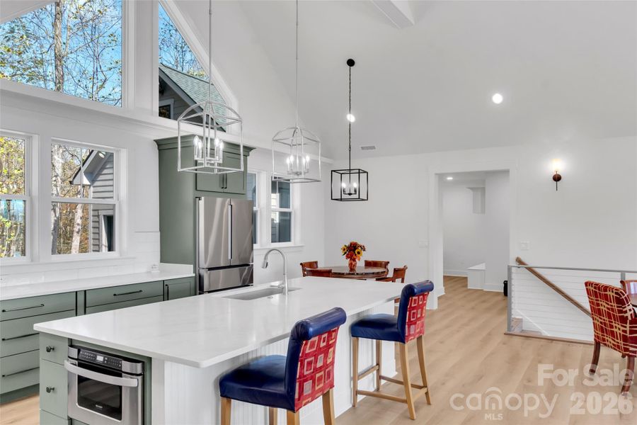 Furnished interior view inside a new home in , Waynesville (Image 35).