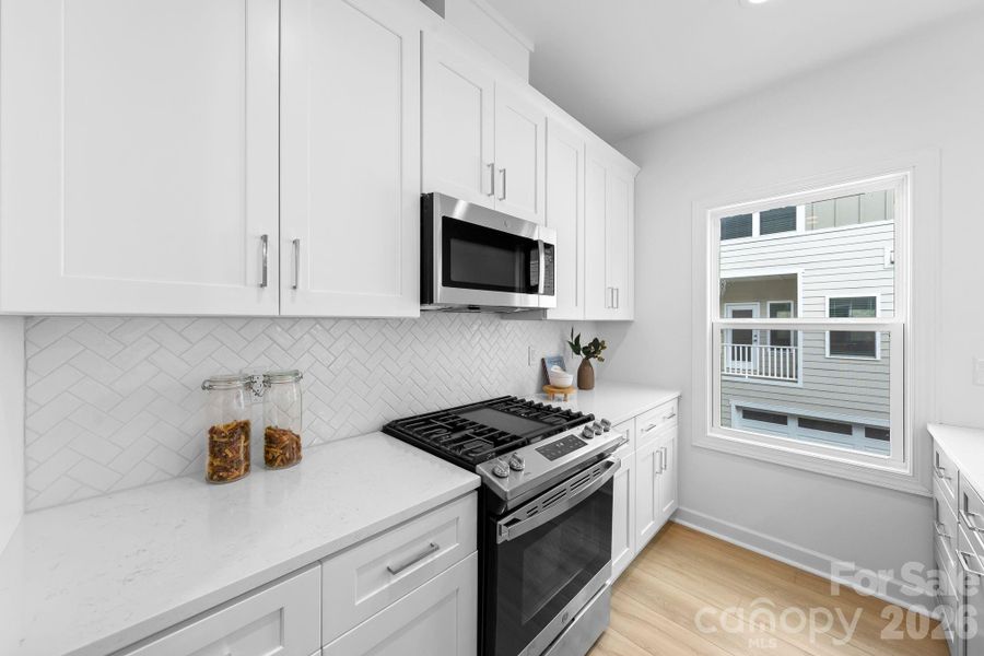 Furnished interior view inside a new home in , Charlotte (Image 19).