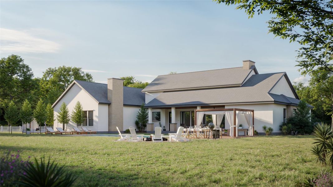 Front exterior of a new home in , Georgetown, TX, highlighting curb appeal (Image 1). Front exterior of a new home in , Georgetown, TX, highlighting curb appeal (Image 1).