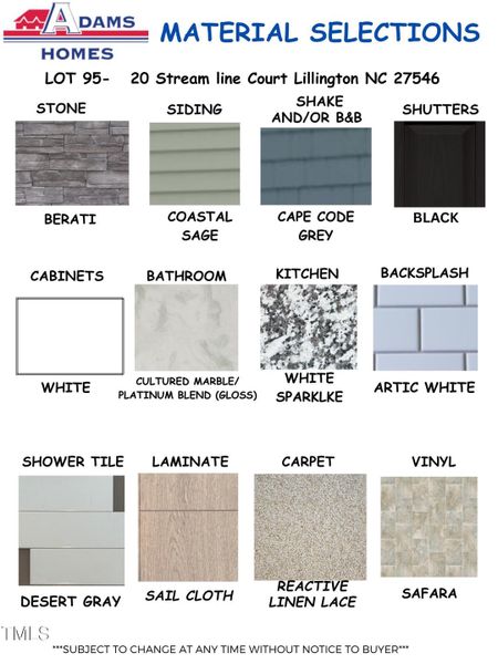 Material Selections - Template (4)