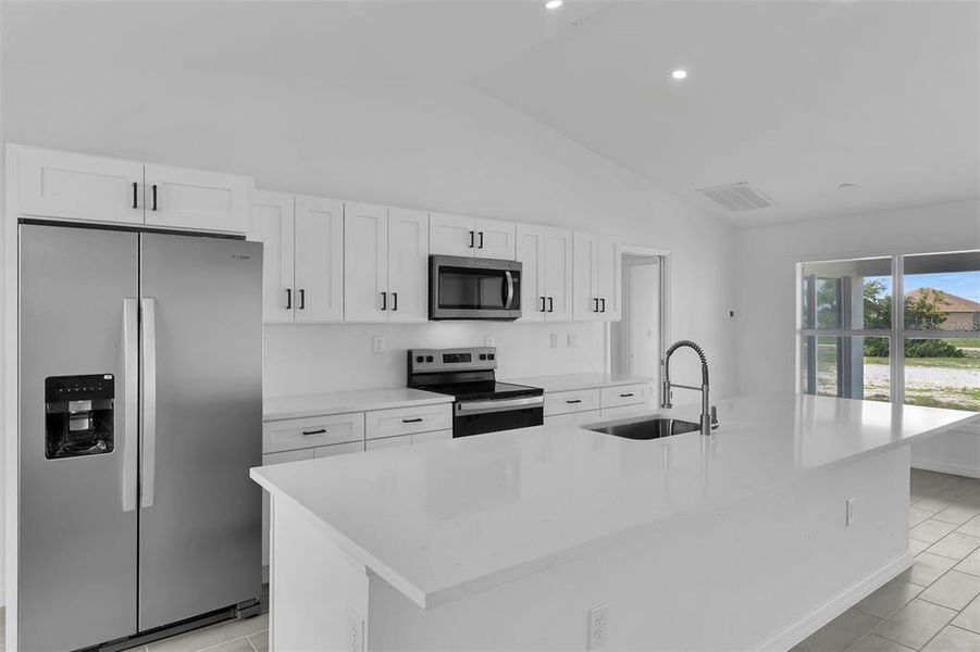 Furnished interior view inside a new home in , Cape Coral (Image 7).