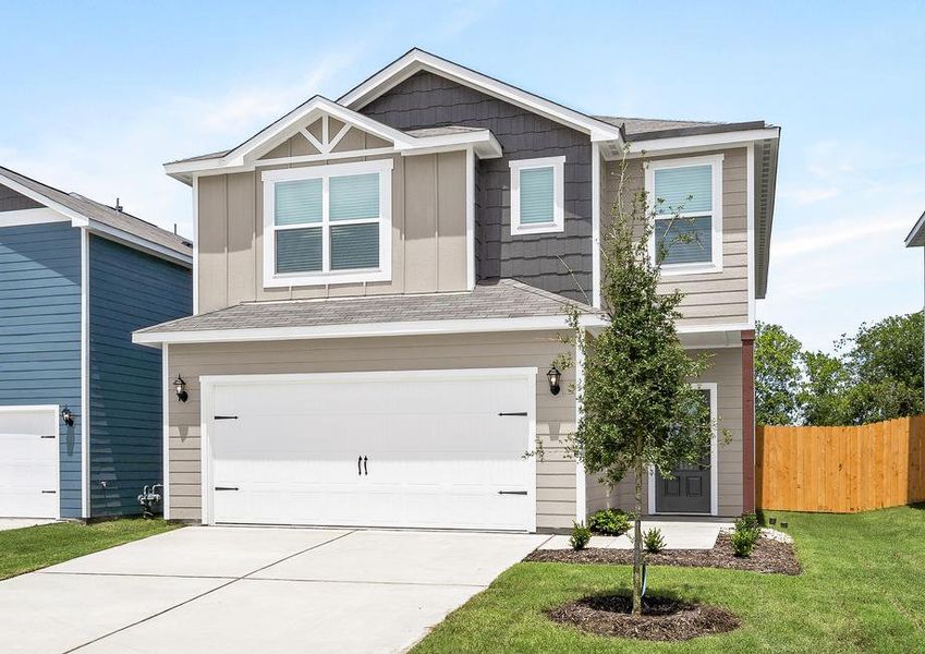 The Juniper is a beautiful, two-story floor plan.