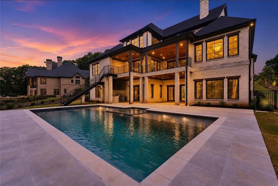 Exterior details and patio area of a home in , Alpharetta (Image 30).