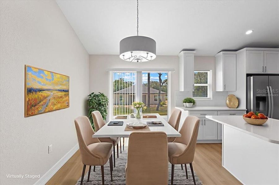 Furnished interior view inside a new home in , Citrus Springs (Image 9).