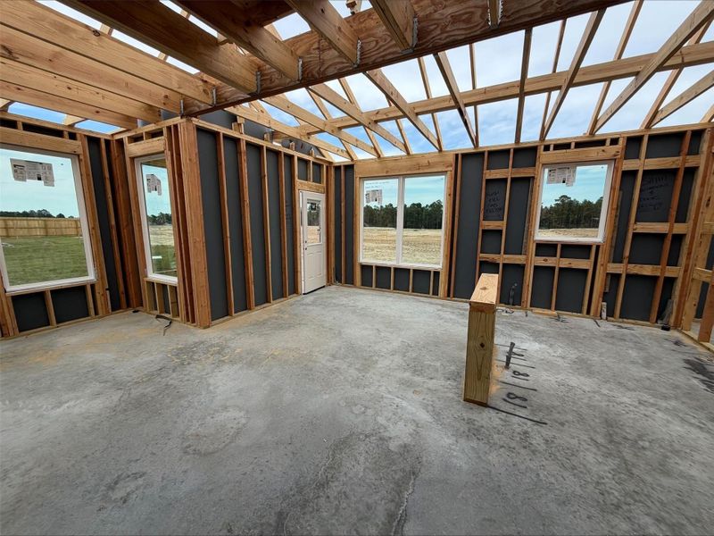 In-progress construction of a new home in Sterling Ridge, Huntsville, TX (Image 14).