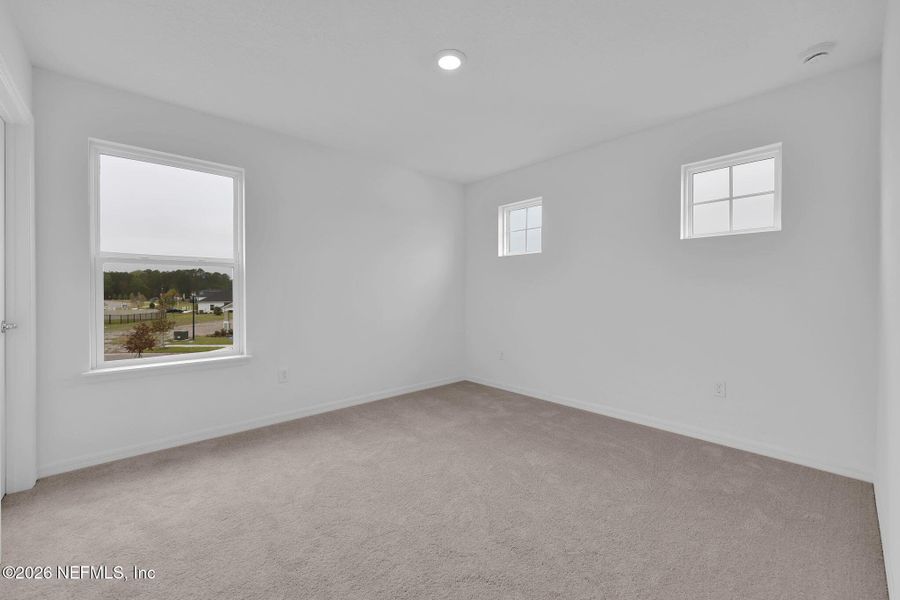 Spacious, unfurnished interior of a new home in Hyland Trail, Green Cove Springs (Image 25). Spacious, unfurnished interior of a new home in Hyland Trail, Green Cove Springs (Image 25).