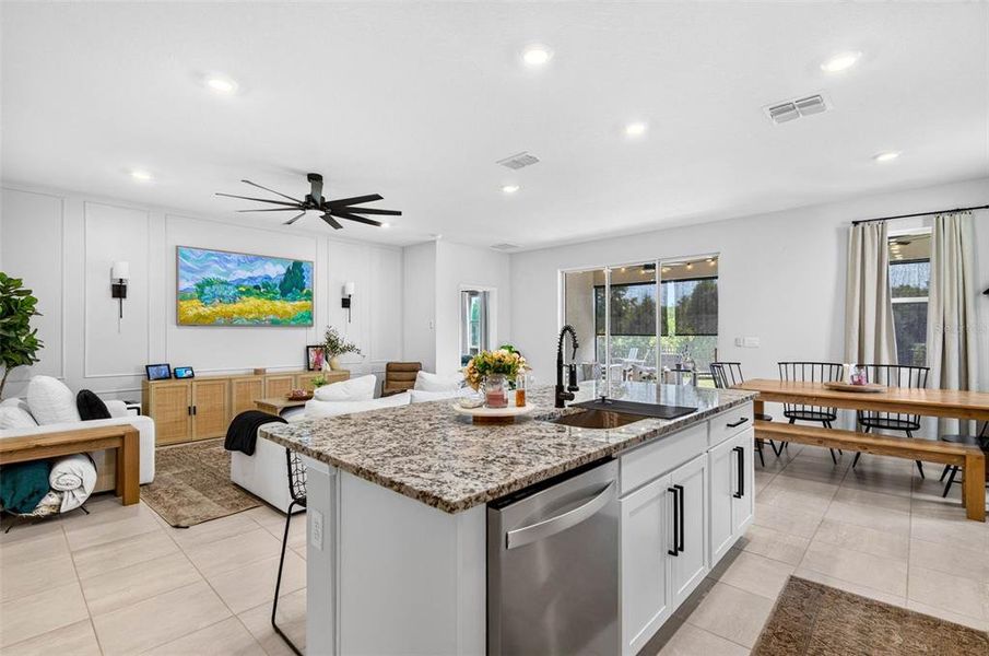 Furnished interior view inside a new home in Bella Lago, Parrish (Image 18).