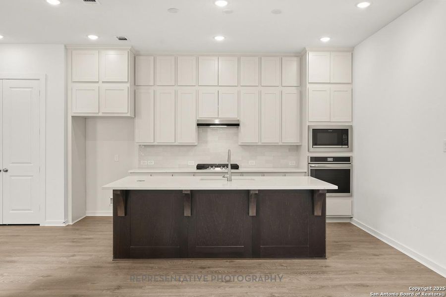 Furnished interior view inside a new home in Davis Ranch: 45ft. lots, San Antonio (Image 7).