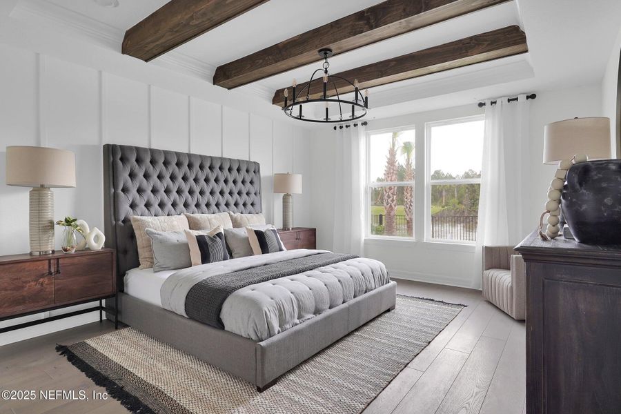 Furnished interior view inside a new home in The Preserve at Bannon Lakes, St. Augustine (Image 11).