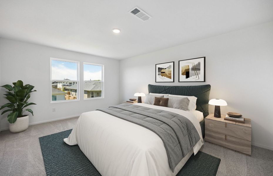 Furnished interior view inside a new home in Montgomery Bend, Montgomery (Image 6).