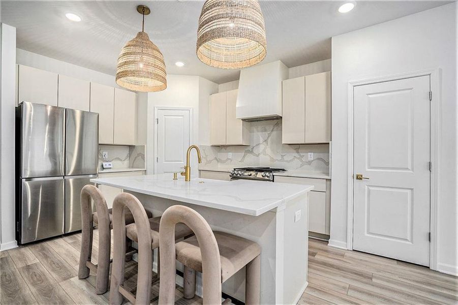 Furnished interior view inside a new home in Terrace at Riverview Landing, Mableton (Image 8).