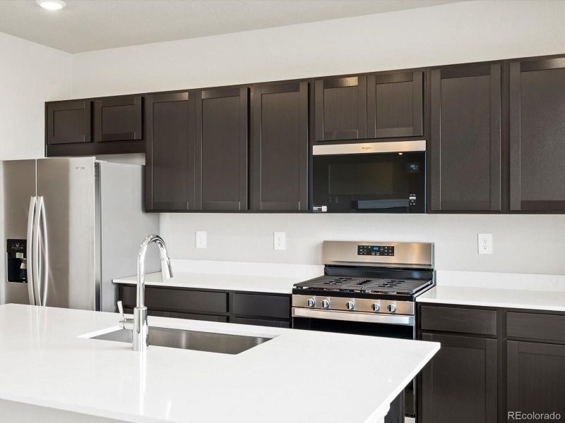 Close-up of interior finishes inside a home in Buffalo Highlands: The Canyon Collection, Commerce City (Image 13).