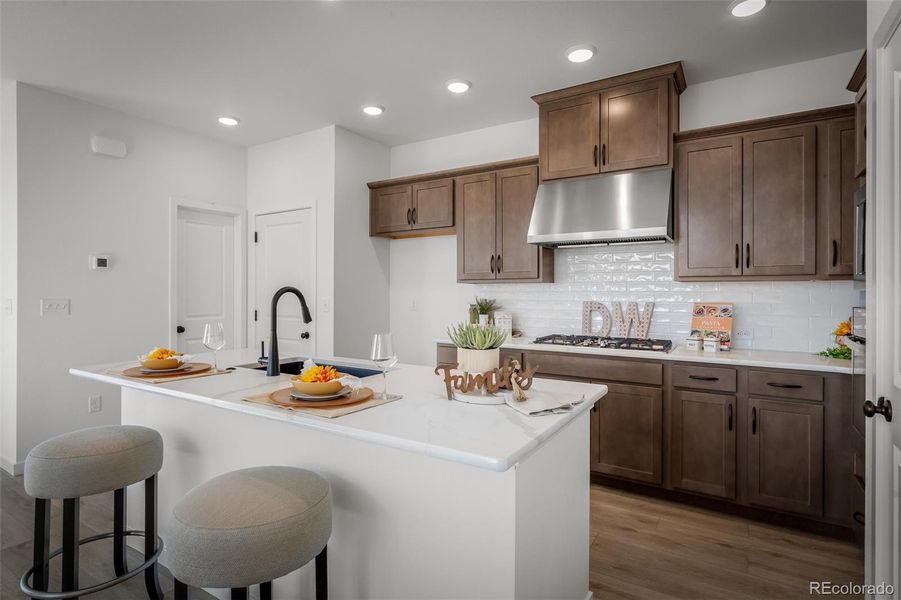 Furnished interior view inside a new home in Revel Crossing at Wolf Ranch – The Ascent Collection, Colorado Springs (Image 9).