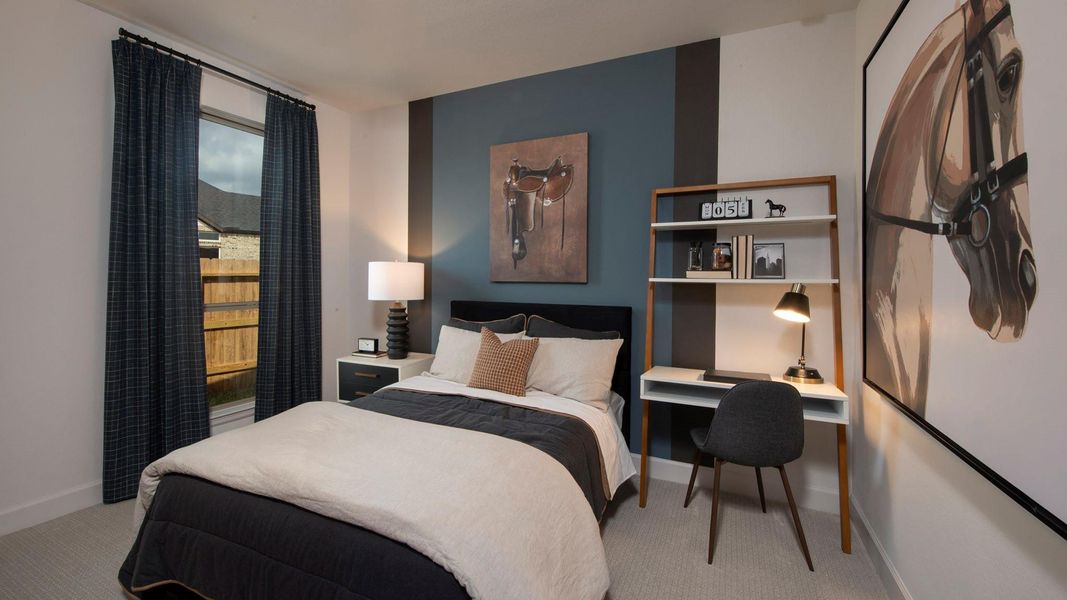 Furnished interior view inside a new home in Amira, Tomball (Image 13).