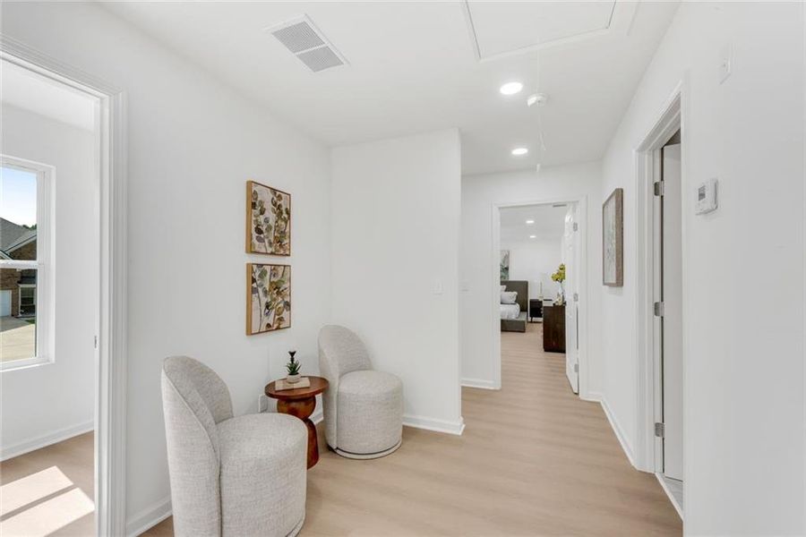 Furnished interior view inside a new home in , Ellenwood (Image 17). Furnished interior view inside a new home in , Ellenwood (Image 17).