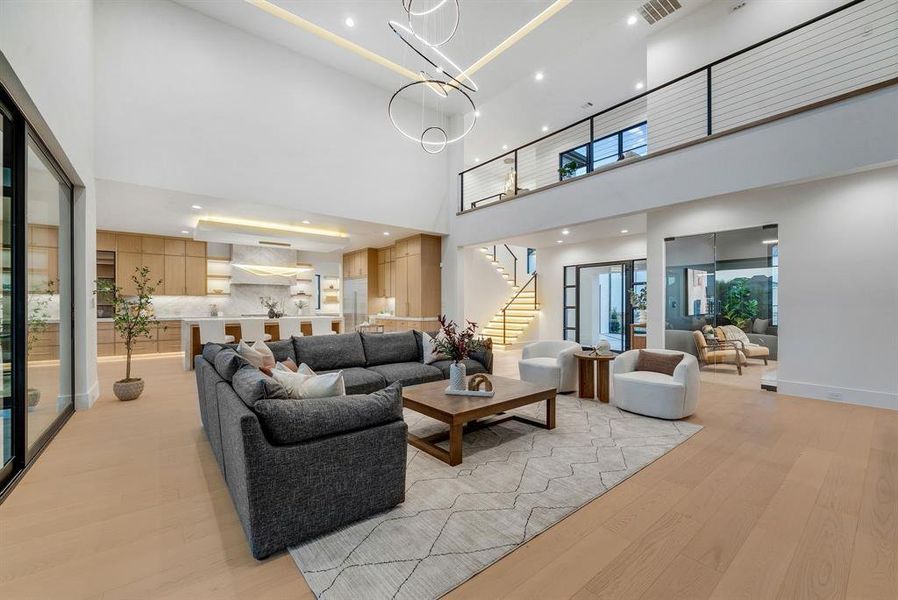 Furnished interior view inside a new home in , Prosper (Image 5).