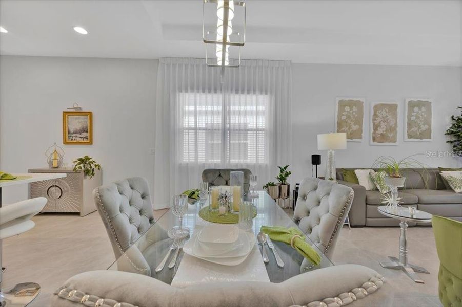 Furnished interior view inside a new home in , Kissimmee (Image 9).