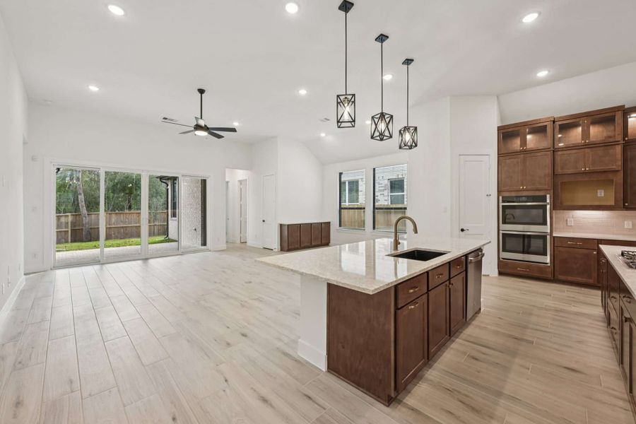 Representative furnished interior of a home built from the Summerton by Chesmar Homes in Berry Creek Highlands, Georgetown (Image 6).