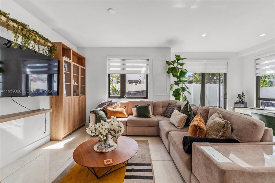 Furnished interior view inside a new home in , Dania Beach (Image 9).
