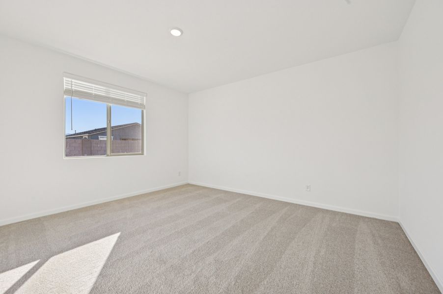 Primary suite. Finishes and options may vary by community.