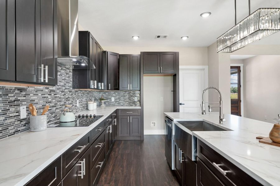 Furnished interior view inside a new home in , Angleton (Image 10).