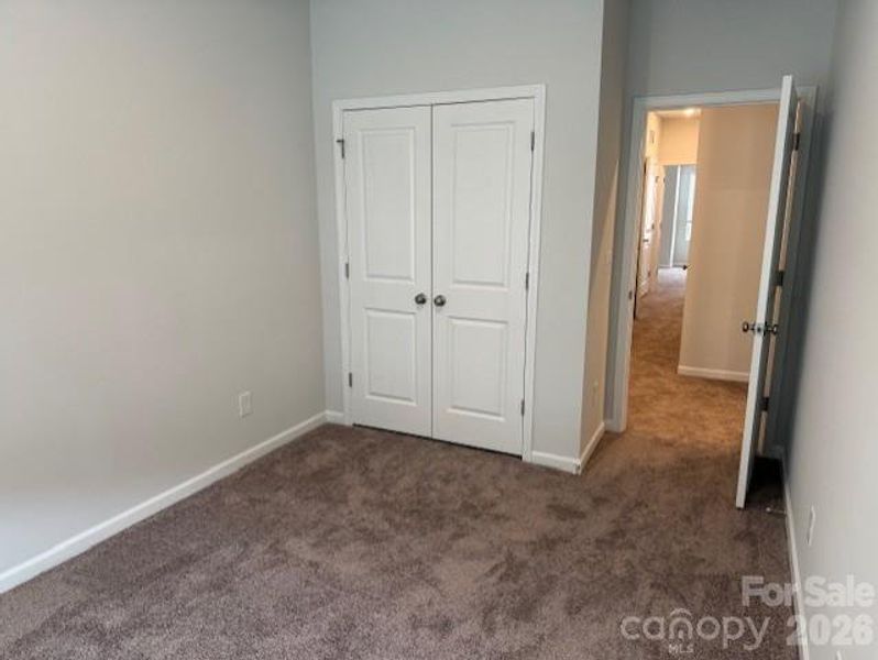 One of the secondary bedrooms