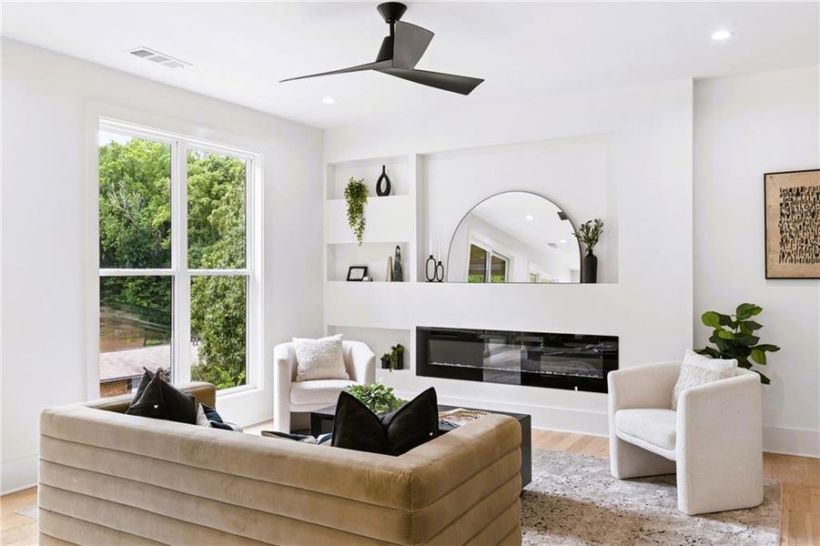 Furnished interior view inside a new home in , Smyrna (Image 8). Furnished interior view inside a new home in , Smyrna (Image 8).