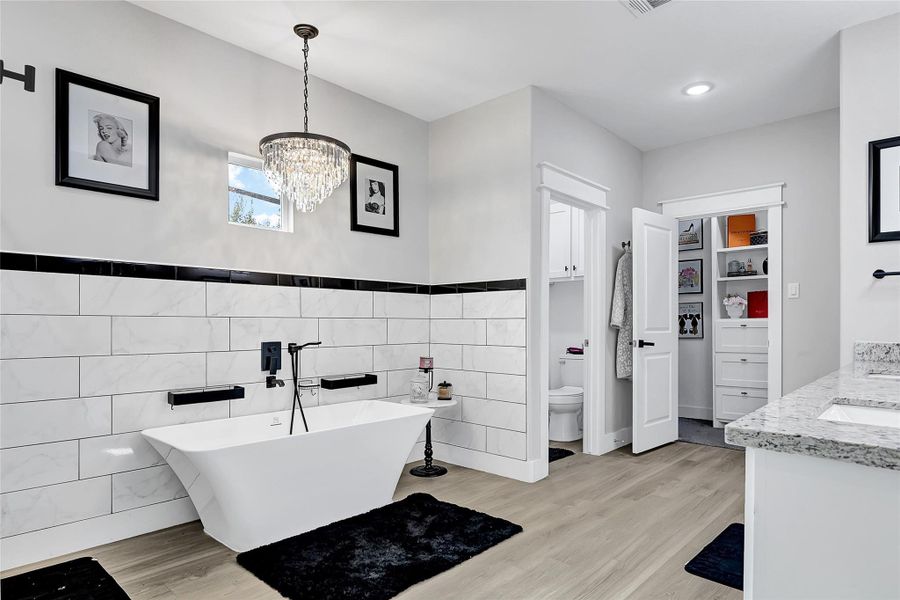 Furnished interior view inside a new home in , La Porte (Image 8).