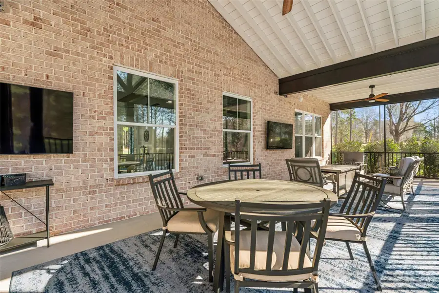 Enormous screen porch overlooking spa like pool Enormous screen porch overlooking spa like pool