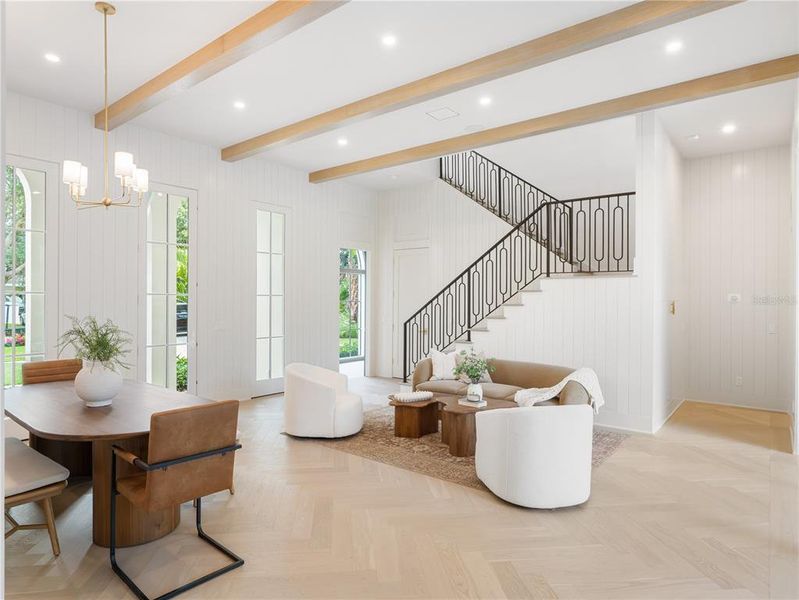 Furnished interior view inside a new home in , Winter Park (Image 47).