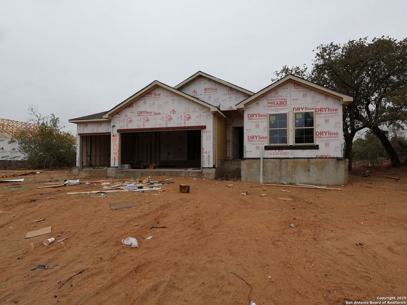 In-progress construction of a new home in Jordan's Ranch, San Antonio, TX (Image 28).