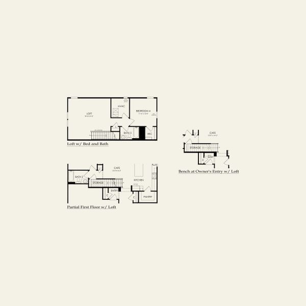 2D floor plan layout for the Mainstay by Pulte Homes in Forest Creek, Waxhaw, NC (Image 4).
