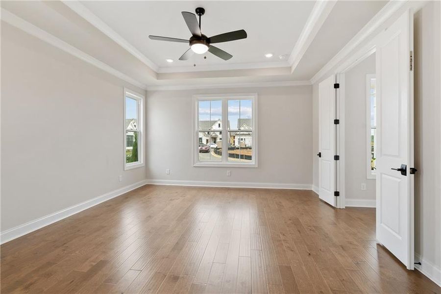 Spacious, unfurnished interior of a new home in Promenade at Sawnee Village, Cumming (Image 27).