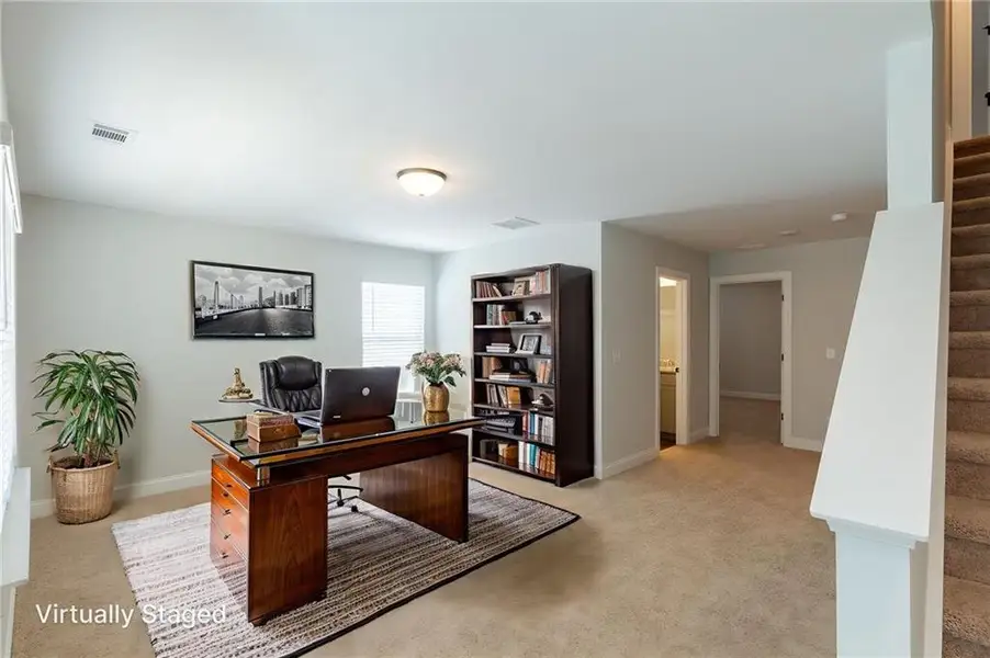 Furnished interior view inside a new home in , Hoschton (Image 5).