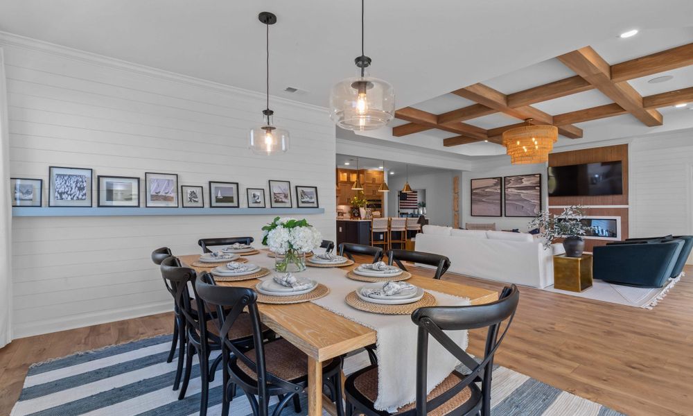 Representative furnished interior of a home built from the The Surfrider by Chesapeake Homes in The Willows, Loris (Image 11).