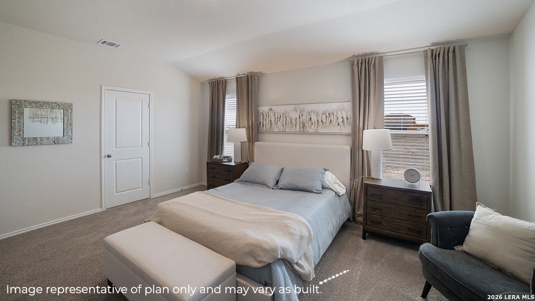 Furnished interior view inside a new home in Seneca Trails, Leon Valley (Image 15).