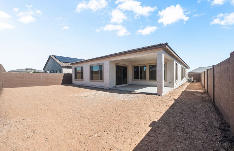 Exterior details and patio area of a home in Artisan at Asante, Surprise (Image 3).
