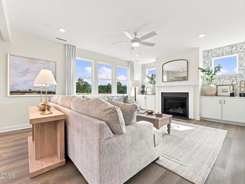 Furnished interior view inside a new home in Sage on North Main, Wake Forest (Image 7).