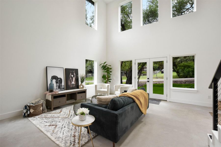 Furnished interior view inside a new home in , Jonestown (Image 9). Furnished interior view inside a new home in , Jonestown (Image 9).