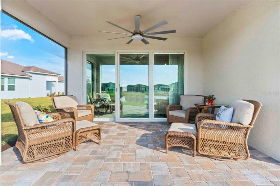 Exterior details and patio area of a home in , Venice (Image 32). Exterior details and patio area of a home in , Venice (Image 32).