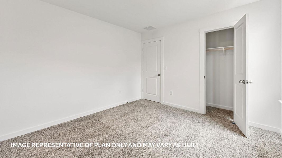 Representative unfurnished interior of a home built from the The Perry by D.R. Horton in Rosenbusch Ranch, Leander (Image 47).