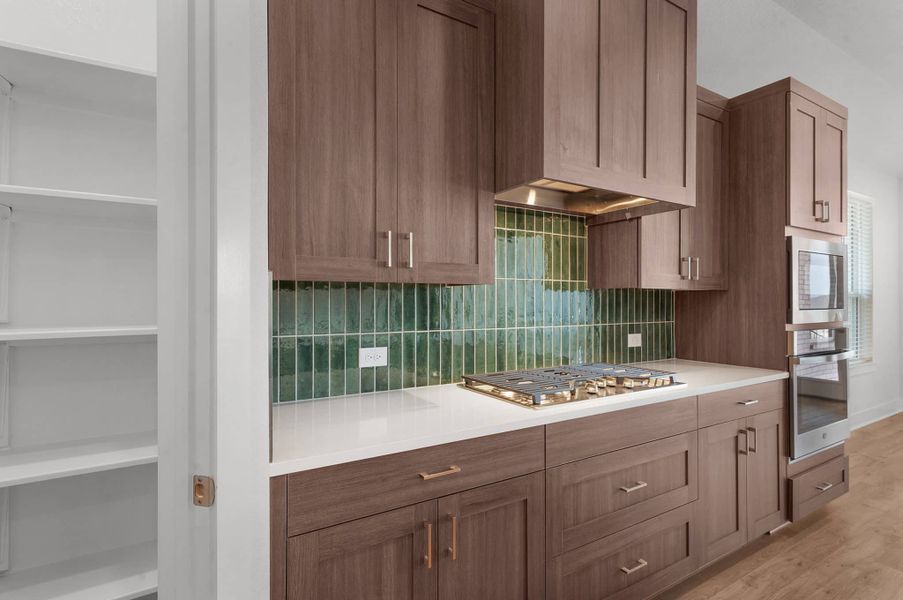 Furnished interior view inside a new home in University Heights, Round Rock (Image 8).