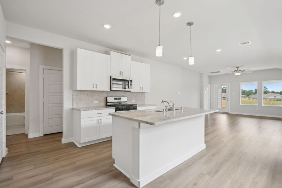 Photo is not of the actual home, but is an inspirational photo of builder’s model home and may depict options, furnishings, and/or decorator features that are not included