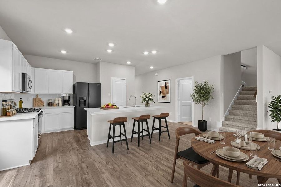 Furnished interior view inside a new home in Summerlin, San Antonio (Image 17).