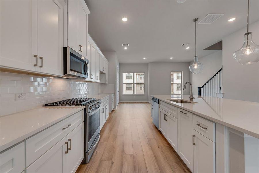 Furnished interior view inside a new home in City Point, North Richland Hills (Image 12).