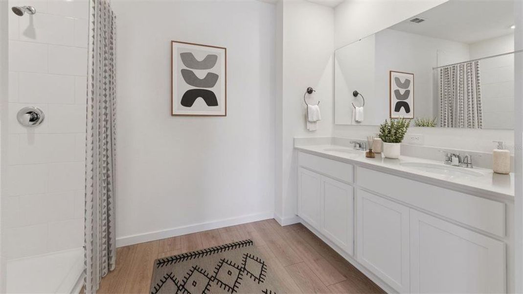 Furnished interior view inside a new home in , Kissimmee (Image 12).